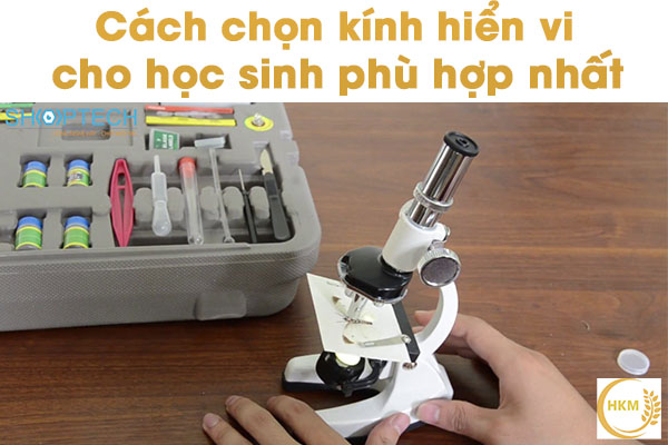 Cách chọn kính hiển vi cho học sinh phù hợp nhất