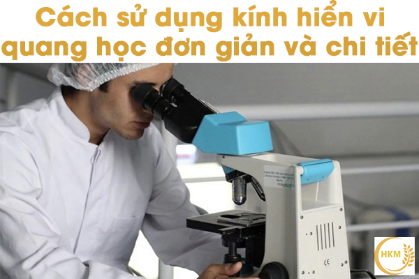 Cách sử dụng kính hiển vi quang học đơn giản và chi tiết
